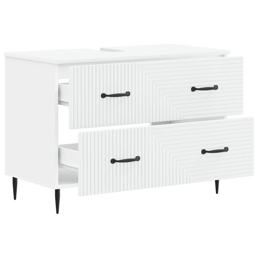 Badkamer wastafelkast HAARLEM Wit 82 x 41 x 58,5 cm