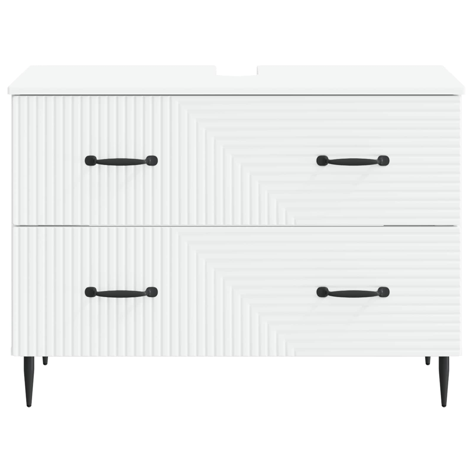 Badkamer wastafelkast HAARLEM Wit 82 x 41 x 58,5 cm