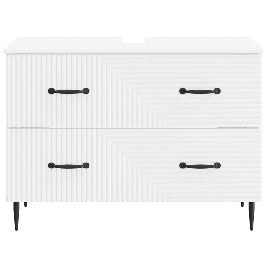 Badkamer wastafelkast HAARLEM Wit 82 x 41 x 58,5 cm