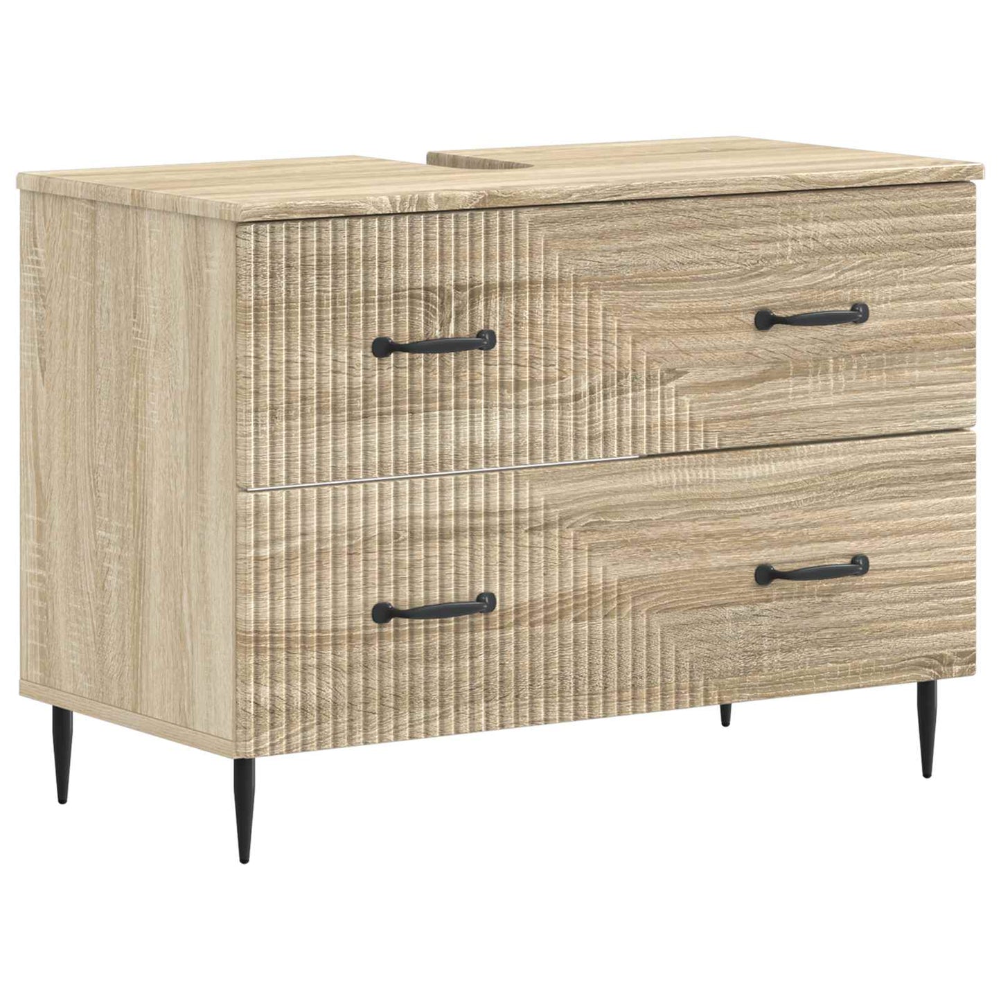 Badkamer wastafelkast HAARLEM Sonoma Eiken 82 x 41 x 58,5 cm