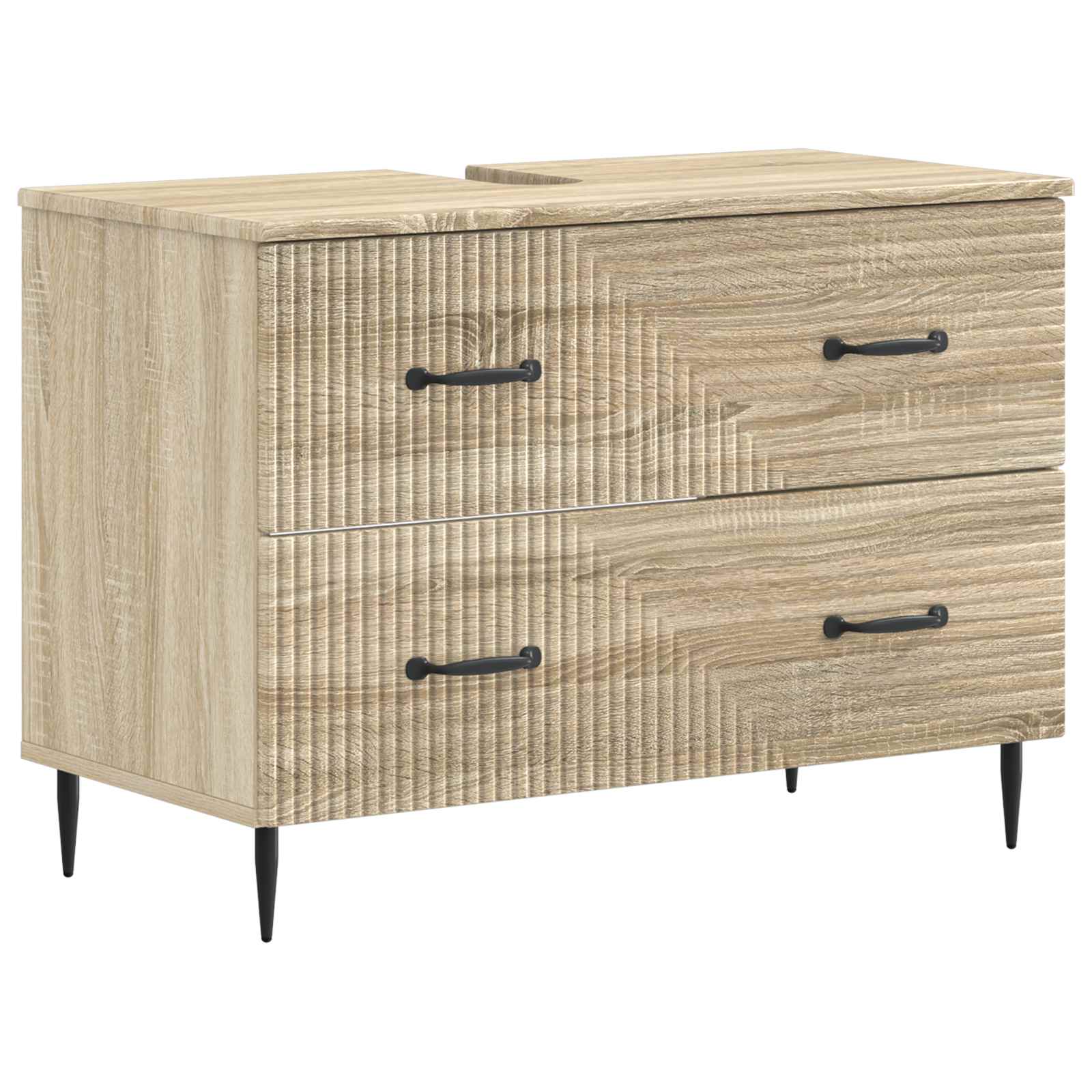 Badkamer wastafelkast HAARLEM Sonoma Eiken 82 x 41 x 58,5 cm