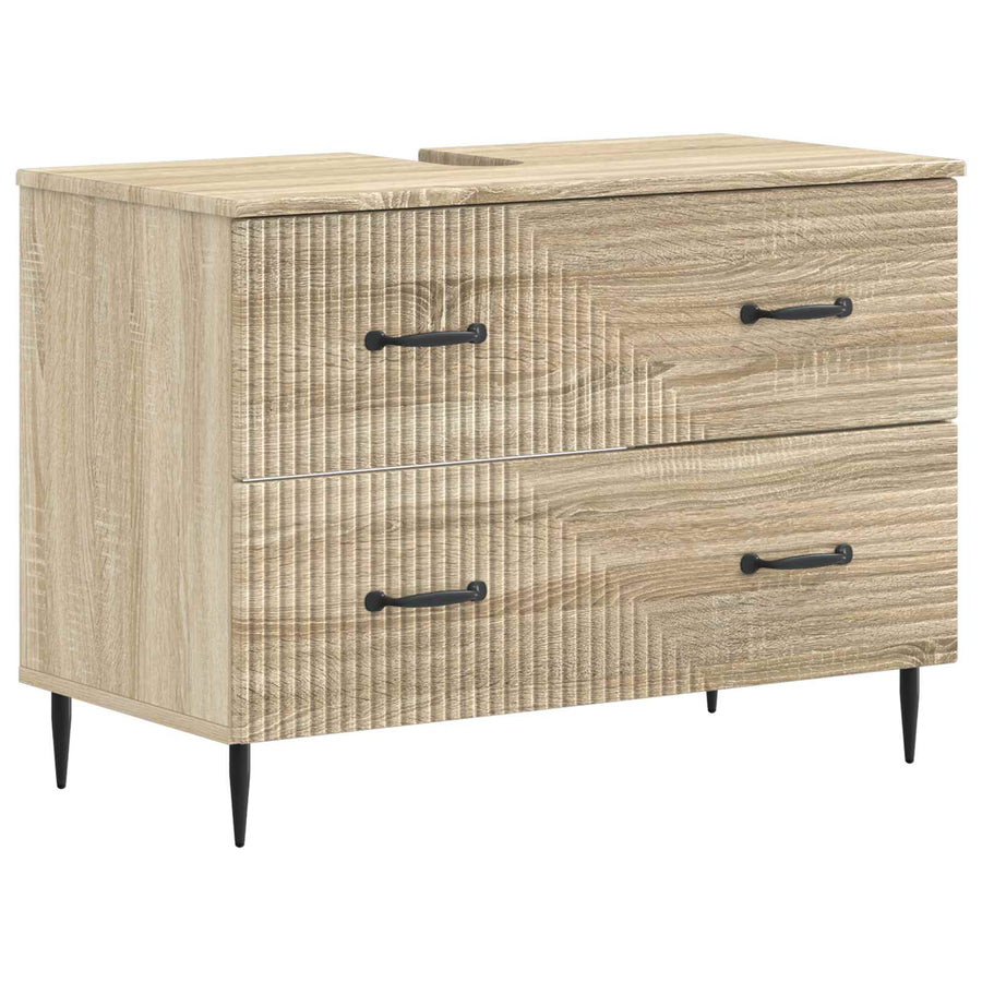 Badkamer wastafelkast HAARLEM Sonoma Eiken 82 x 41 x 58,5 cm