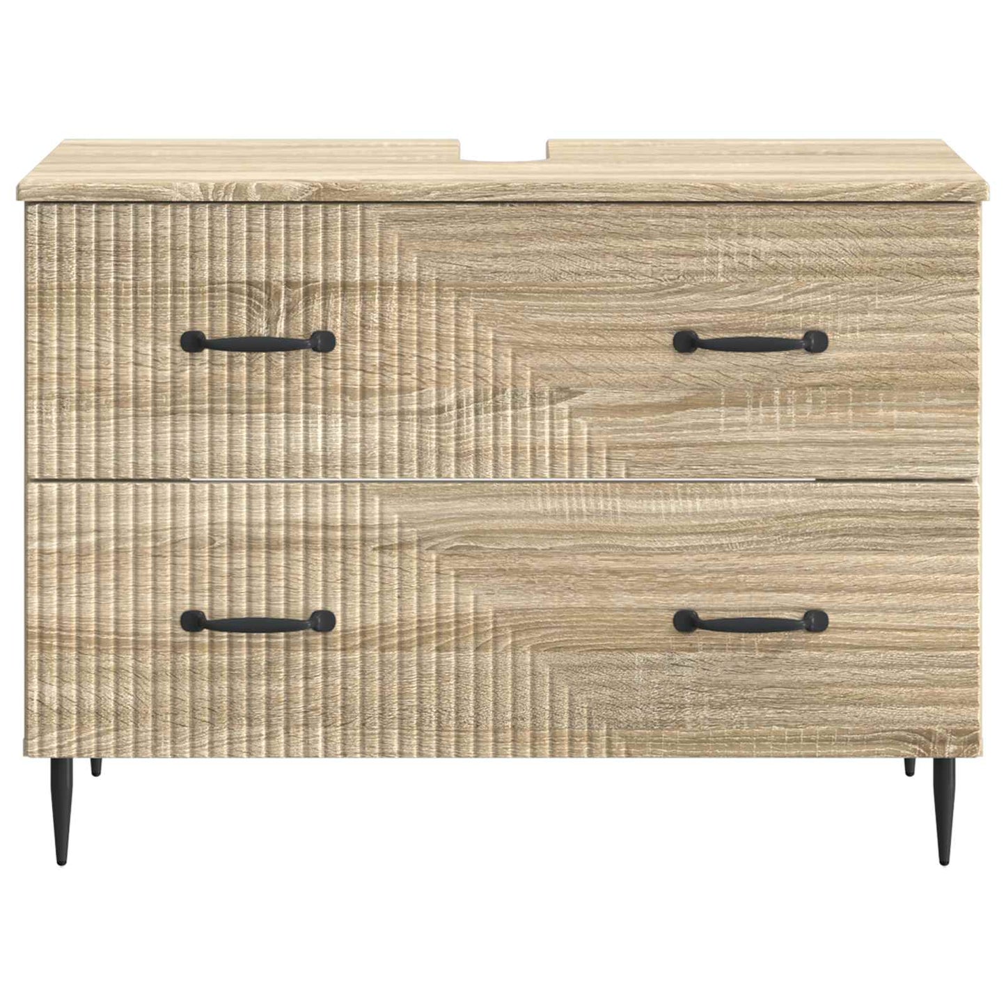 Badkamer wastafelkast HAARLEM Sonoma Eiken 82 x 41 x 58,5 cm