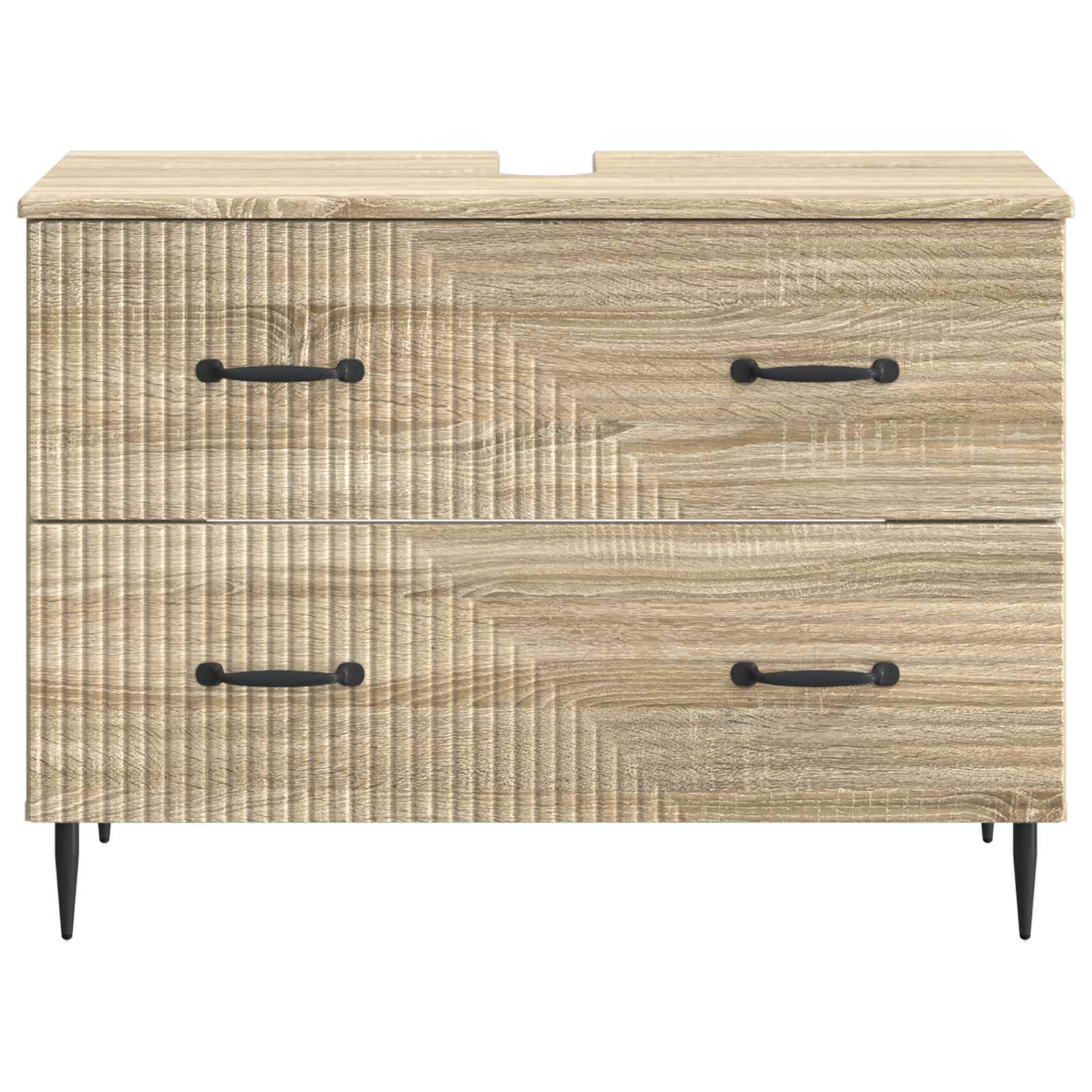 Badkamer wastafelkast HAARLEM Sonoma Eiken 82 x 41 x 58,5 cm