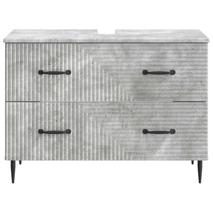 Badkamer wastafelkast HAARLEM Betongrijs 82 x 41 x 58,5 cm