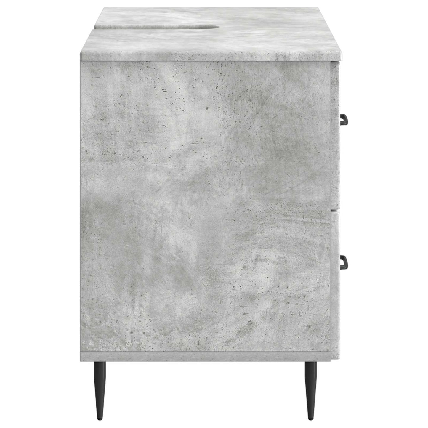 Badkamer wastafelkast HAARLEM Betongrijs 82 x 41 x 58,5 cm