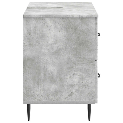 Badkamer wastafelkast HAARLEM Betongrijs 82 x 41 x 58,5 cm