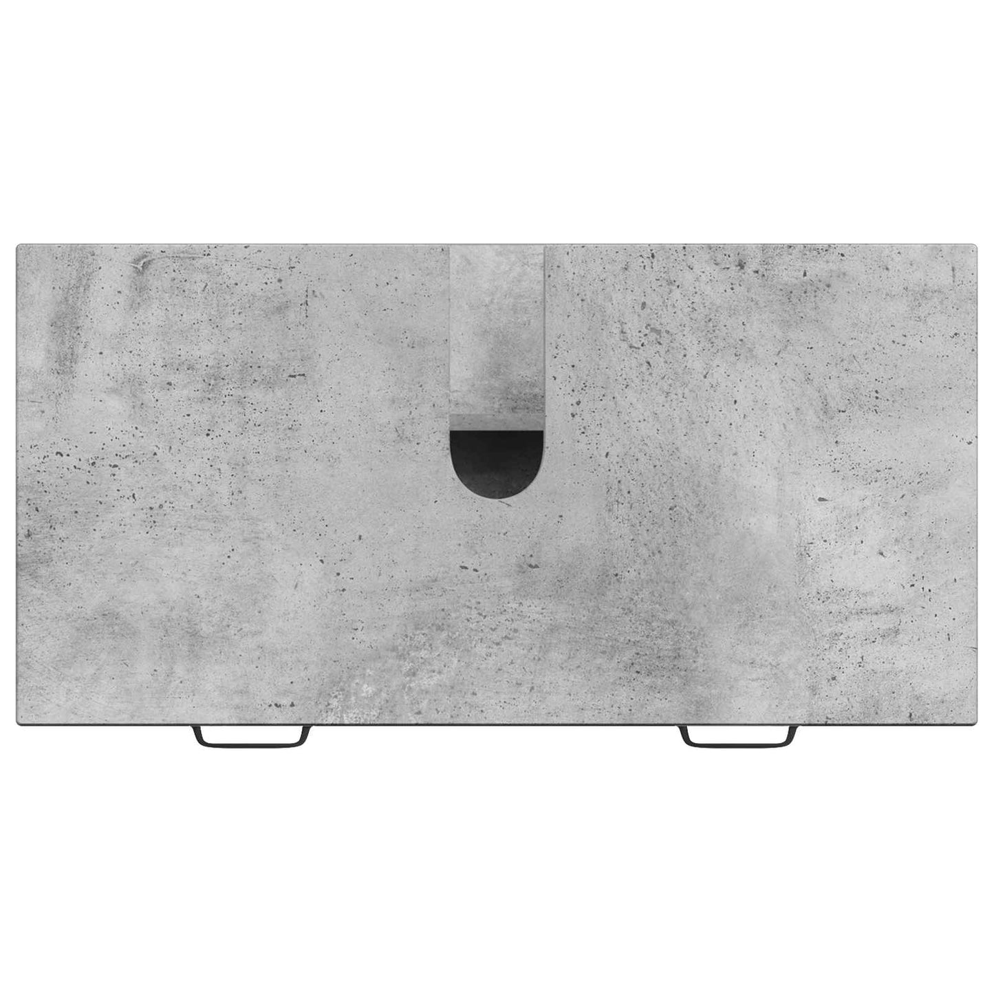 Badkamer wastafelkast HAARLEM Betongrijs 82 x 41 x 58,5 cm