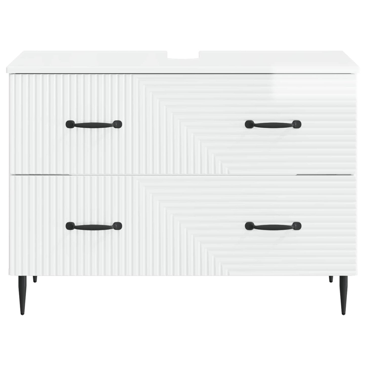 Badkamer wastafelkast HAARLEM Hoogglans Wit 82 x 41 x 58,5 cm