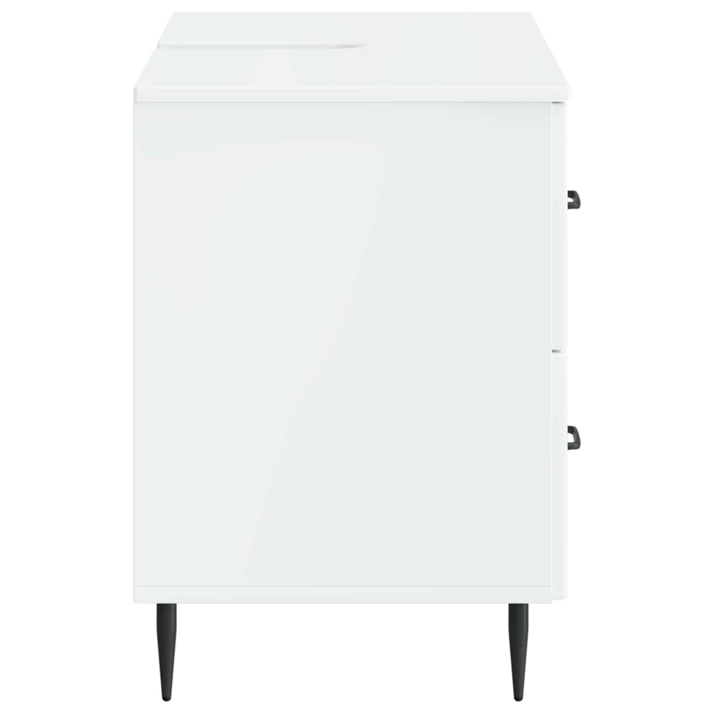 Badkamer wastafelkast HAARLEM Hoogglans Wit 82 x 41 x 58,5 cm
