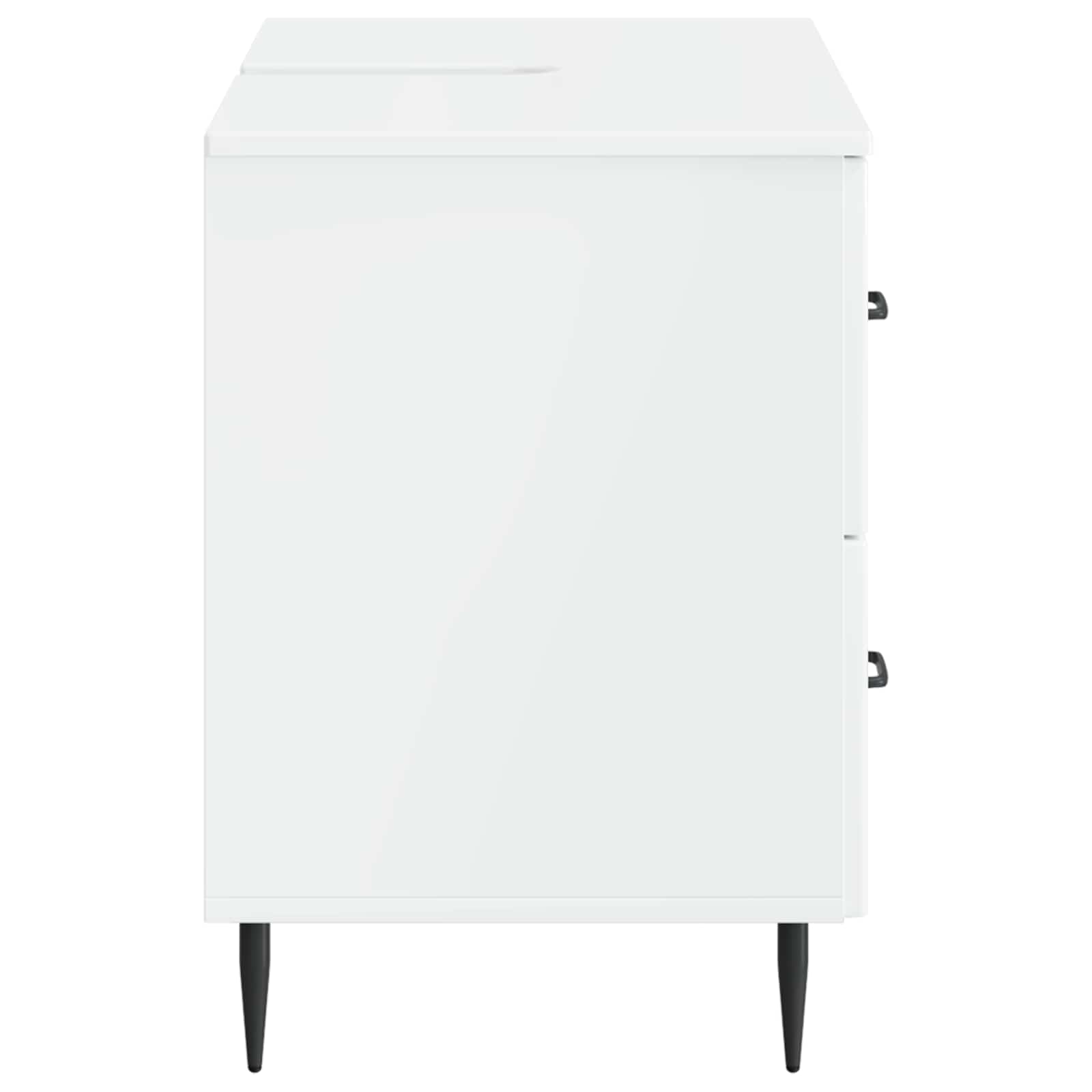 Badkamer wastafelkast HAARLEM Hoogglans Wit 82 x 41 x 58,5 cm