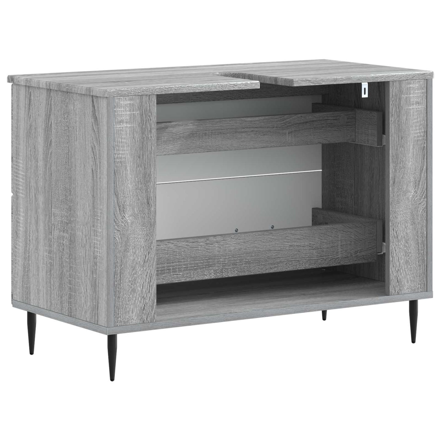 Badkamer wastafelkast HAARLEM Grijs Sonoma 82 x 41 x 58,5 cm
