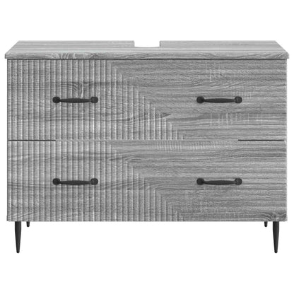 Badkamer wastafelkast HAARLEM Grijs Sonoma 82 x 41 x 58,5 cm