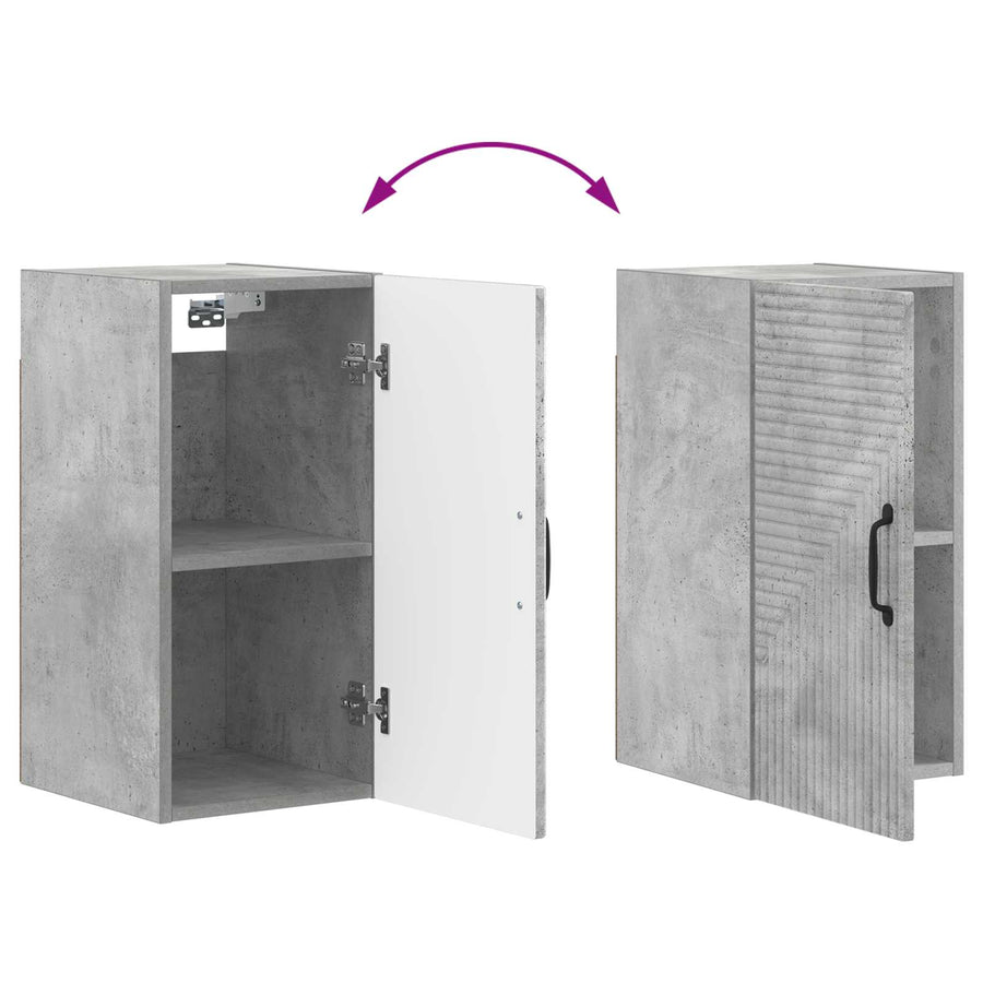 Badkamer wandkast HAARLEM Betongrijs 30 x 31 x 59 cm