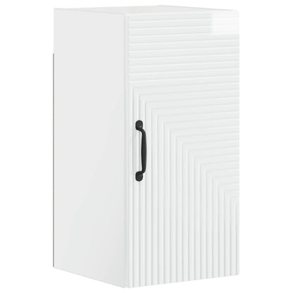 Badkamer wandkast HAARLEM Hoogglans Wit 30 x 31 x 59 cm