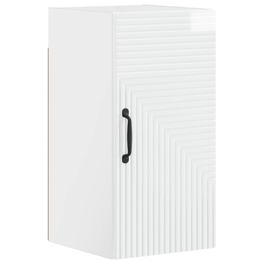 Badkamer wandkast HAARLEM Hoogglans Wit 30 x 31 x 59 cm