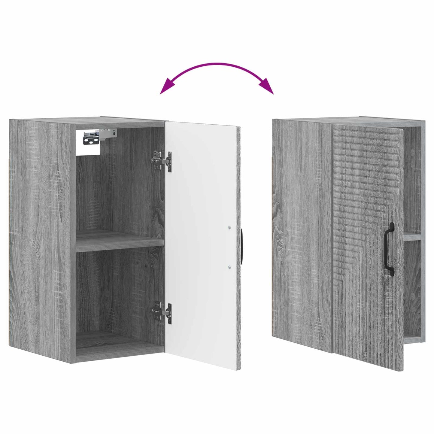 Badkamer wandkast HAARLEM Grijs Sonoma 30 x 31 x 59 cm