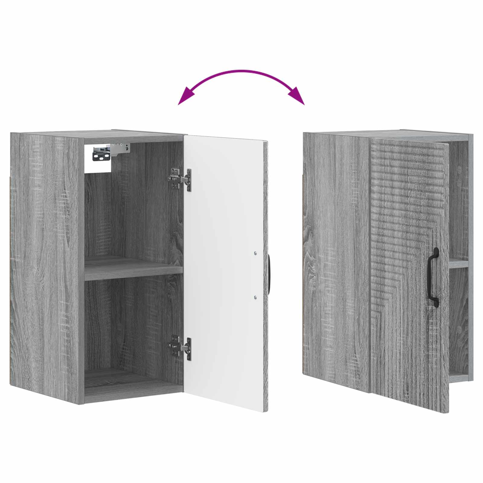 Badkamer wandkast HAARLEM Grijs Sonoma 30 x 31 x 59 cm