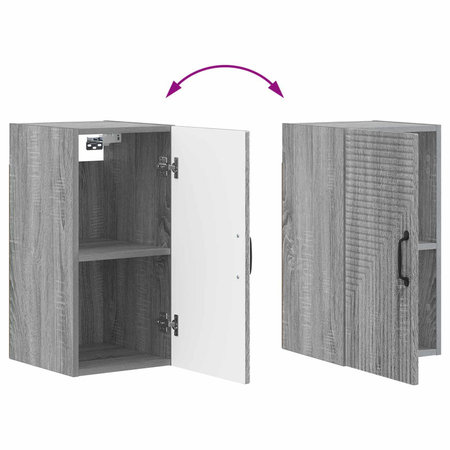 Badkamer wandkast HAARLEM Grijs Sonoma 30 x 31 x 59 cm