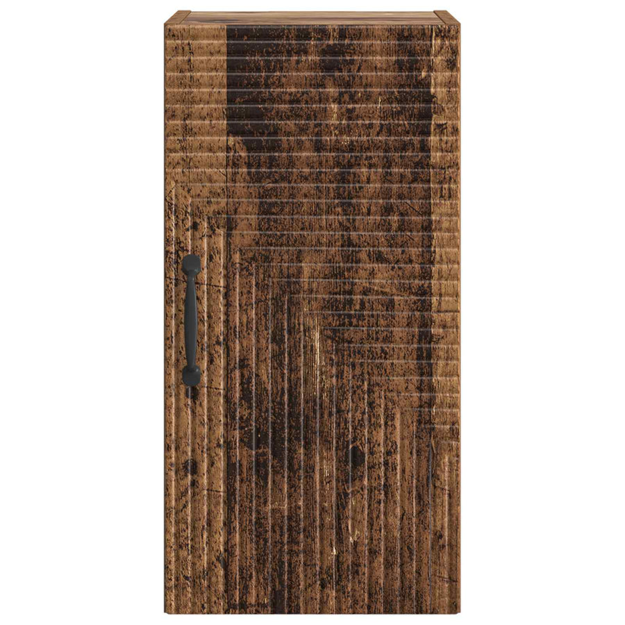 Badkamer wandkast HAARLEM Oud hout 30 x 31 x 59 cm Bewerkt hout