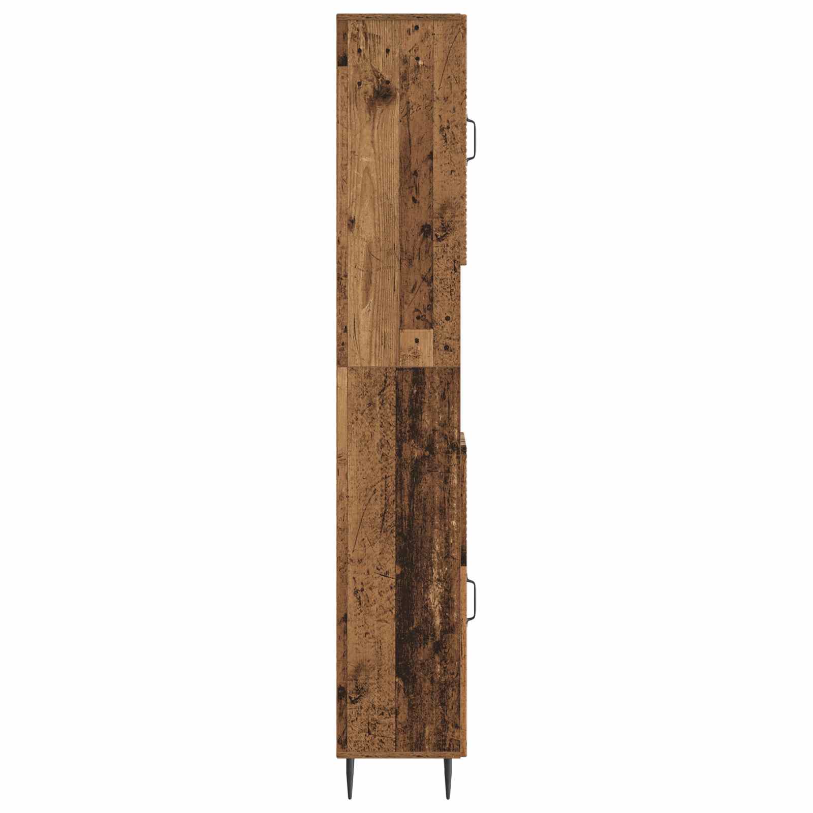 Badkamerkast met Open Plank HAARLEM Oud hout 30 x 31 x 190 cm