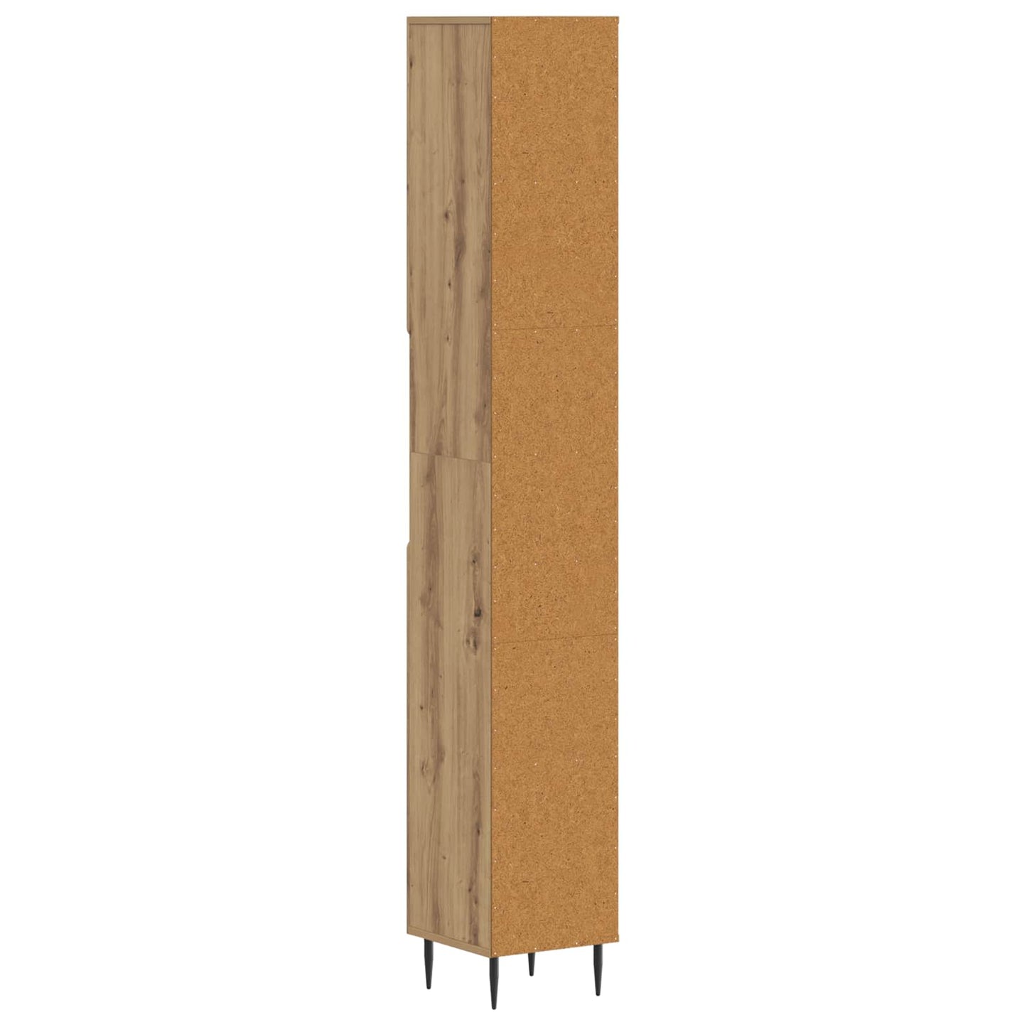 Badkamerkast met Open Plank HAARLEM Artisanaal eiken