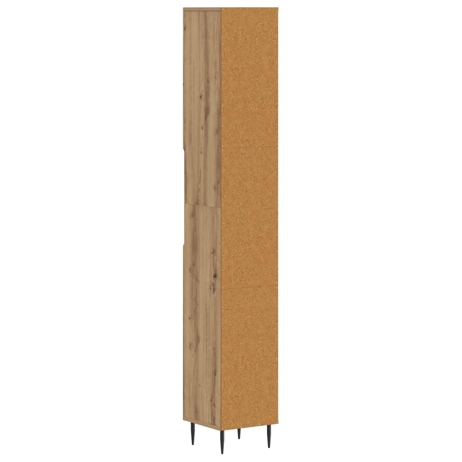 Badkamerkast met Open Plank HAARLEM Artisanaal eiken