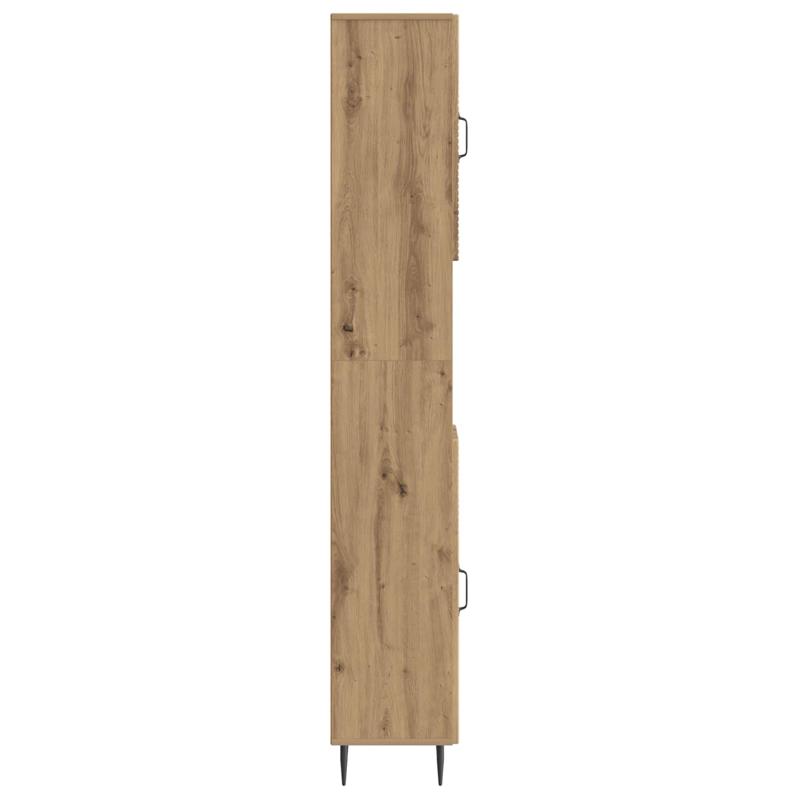 Badkamerkast met Open Plank HAARLEM Artisanaal eiken