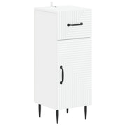 Badkamerkast HAARLEM 30x31x80 cm wit bewerkt hout