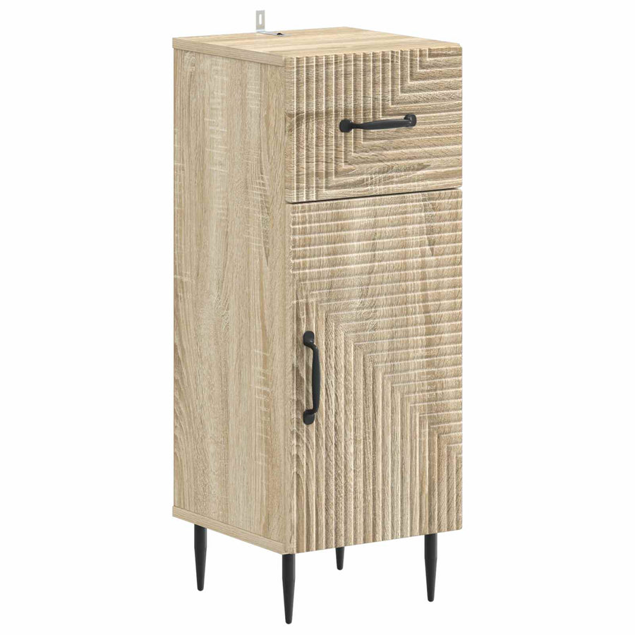 Badkamer Opbergkast HAARLEM Sonoma Eiken 30 x 31 x 80 cm