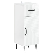 Badkamerkast 30x31x80 cm hoogglans wit