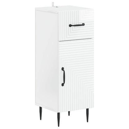 Badkamer Opbergkast HAARLEM Hoogglans Wit 30 x 31 x 80 cm