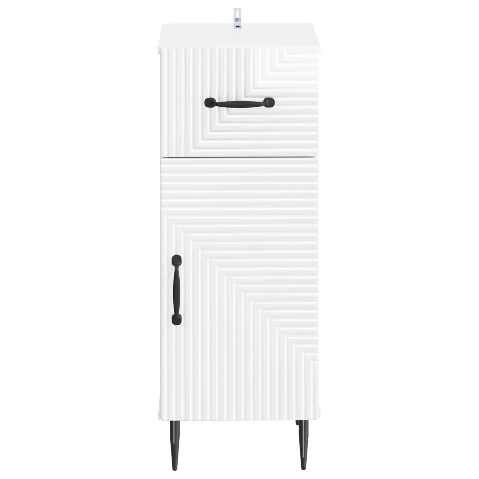 Badkamer Opbergkast HAARLEM Hoogglans Wit 30 x 31 x 80 cm