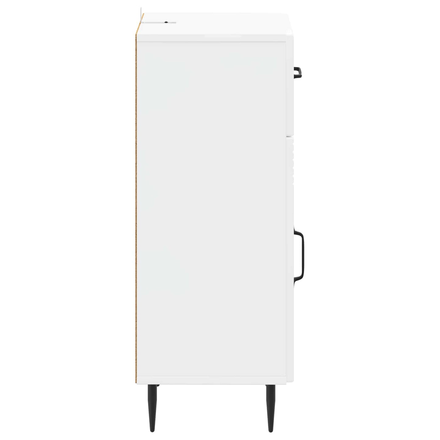 Badkamer Opbergkast HAARLEM Hoogglans Wit 30 x 31 x 80 cm