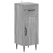 Badkamerkast 30x31x80 cm grijs Sonoma