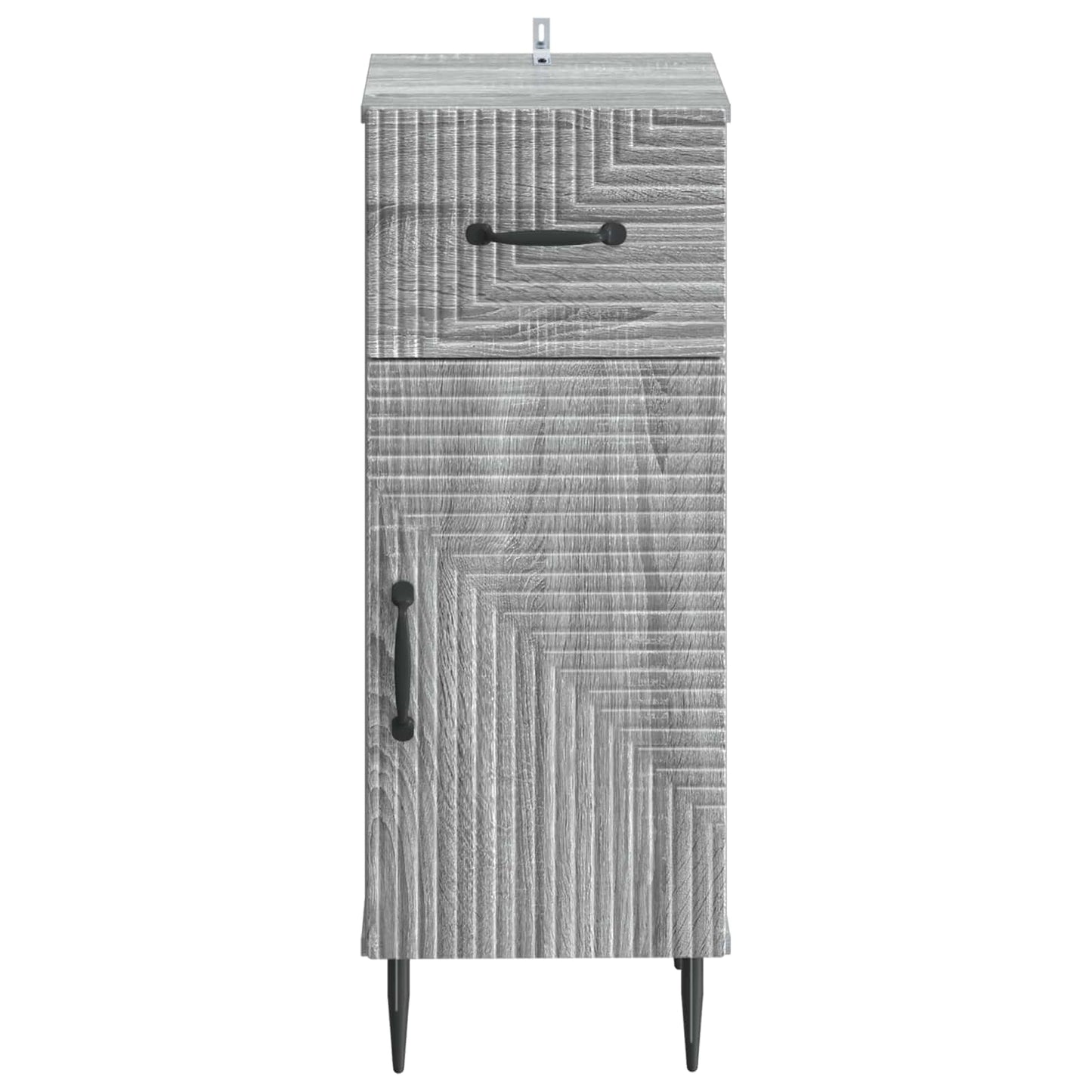 Badkamer Opbergkast HAARLEM Grijs Sonoma 30 x 31 x 80 cm