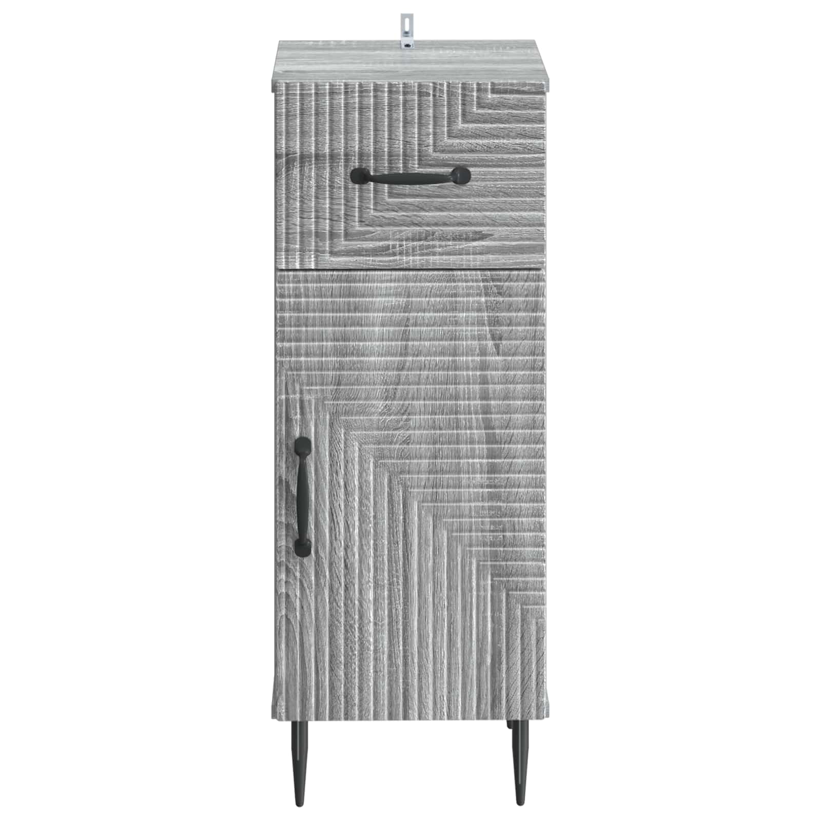Badkamer Opbergkast HAARLEM Grijs Sonoma 30 x 31 x 80 cm