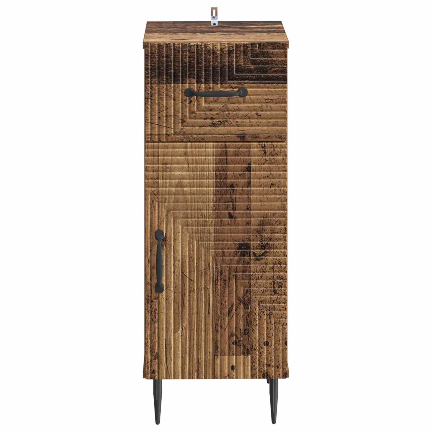 Badkamer Opbergkast HAARLEM Oud hout 30 x 31 x 80 cm