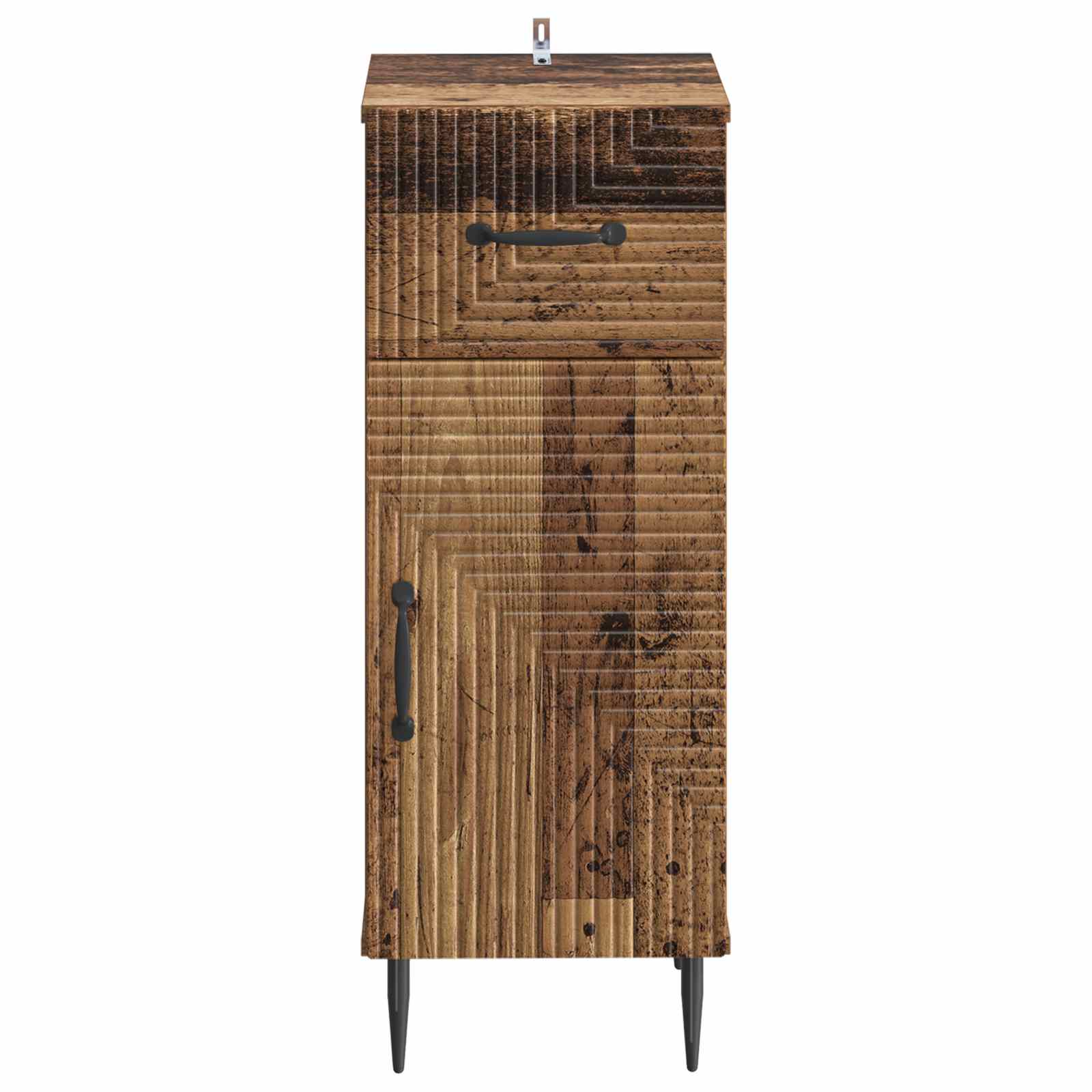 Badkamer Opbergkast HAARLEM Oud hout 30 x 31 x 80 cm