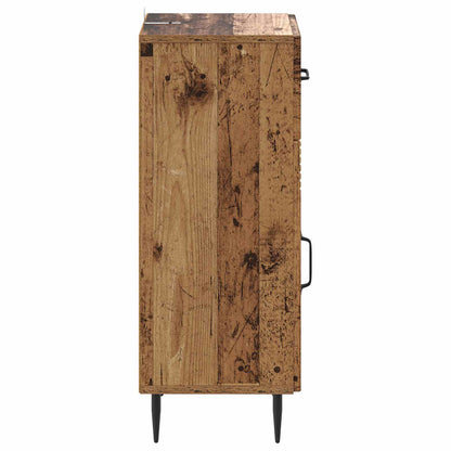 Badkamer Opbergkast HAARLEM Oud hout 30 x 31 x 80 cm