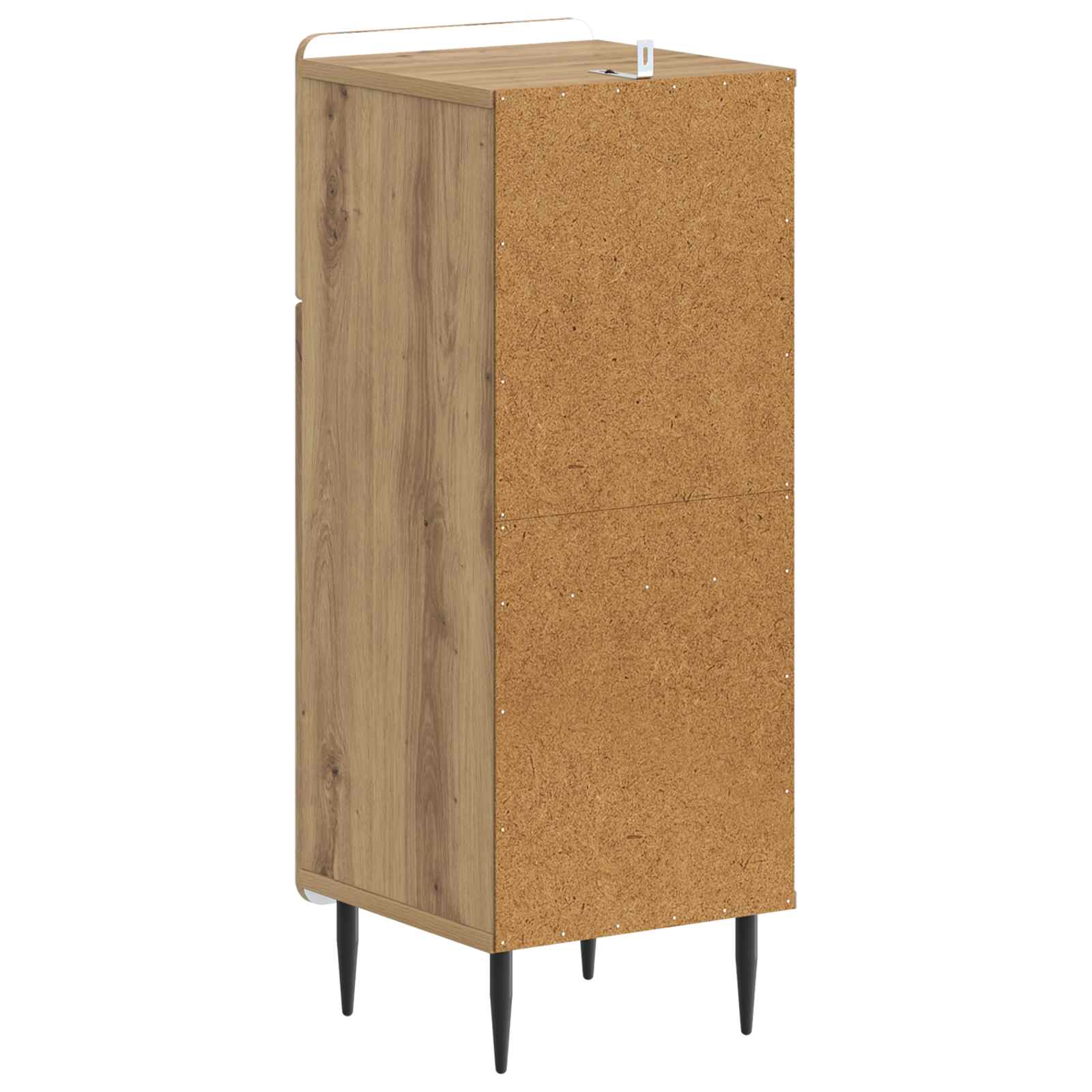 Badkamer Opbergkast HAARLEM Artisanaal eiken 30 x 31 x 80 cm