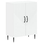 Badkamerkast 59,5x31x80 cm wit bewerkt hout