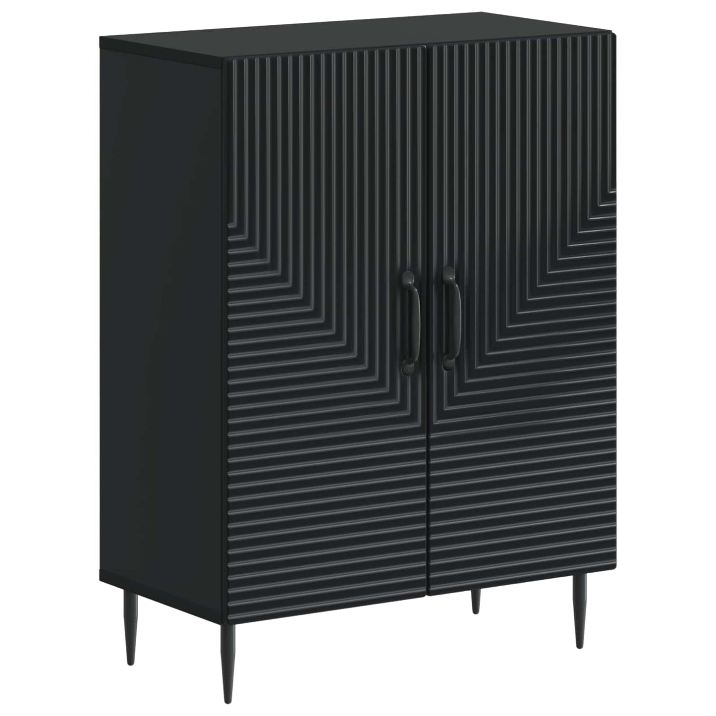 Badkamer Opbergkast HAARLEM Zwart 59,5 x 31 x 80 cm