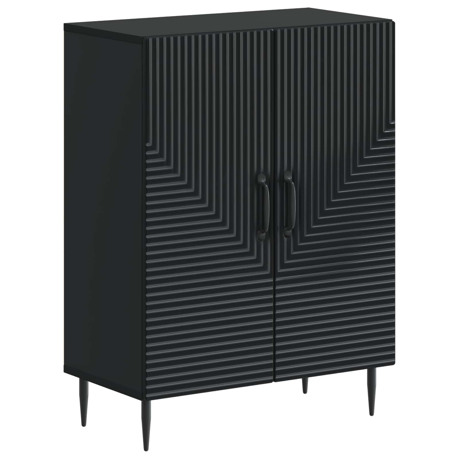 Badkamer Opbergkast HAARLEM Zwart 59,5 x 31 x 80 cm