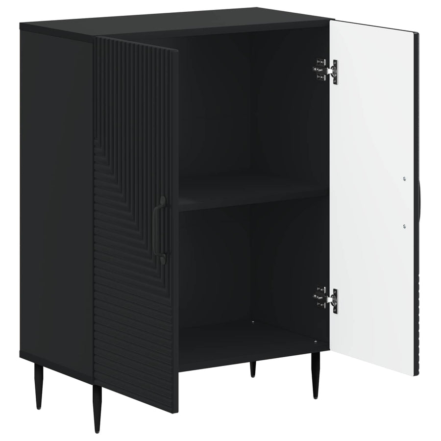 Badkamer Opbergkast HAARLEM Zwart 59,5 x 31 x 80 cm