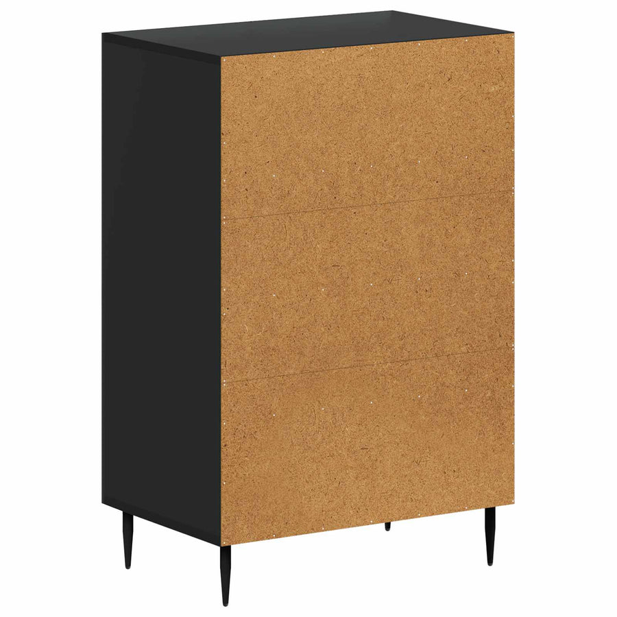 Badkamer Opbergkast HAARLEM Zwart 59,5 x 31 x 80 cm