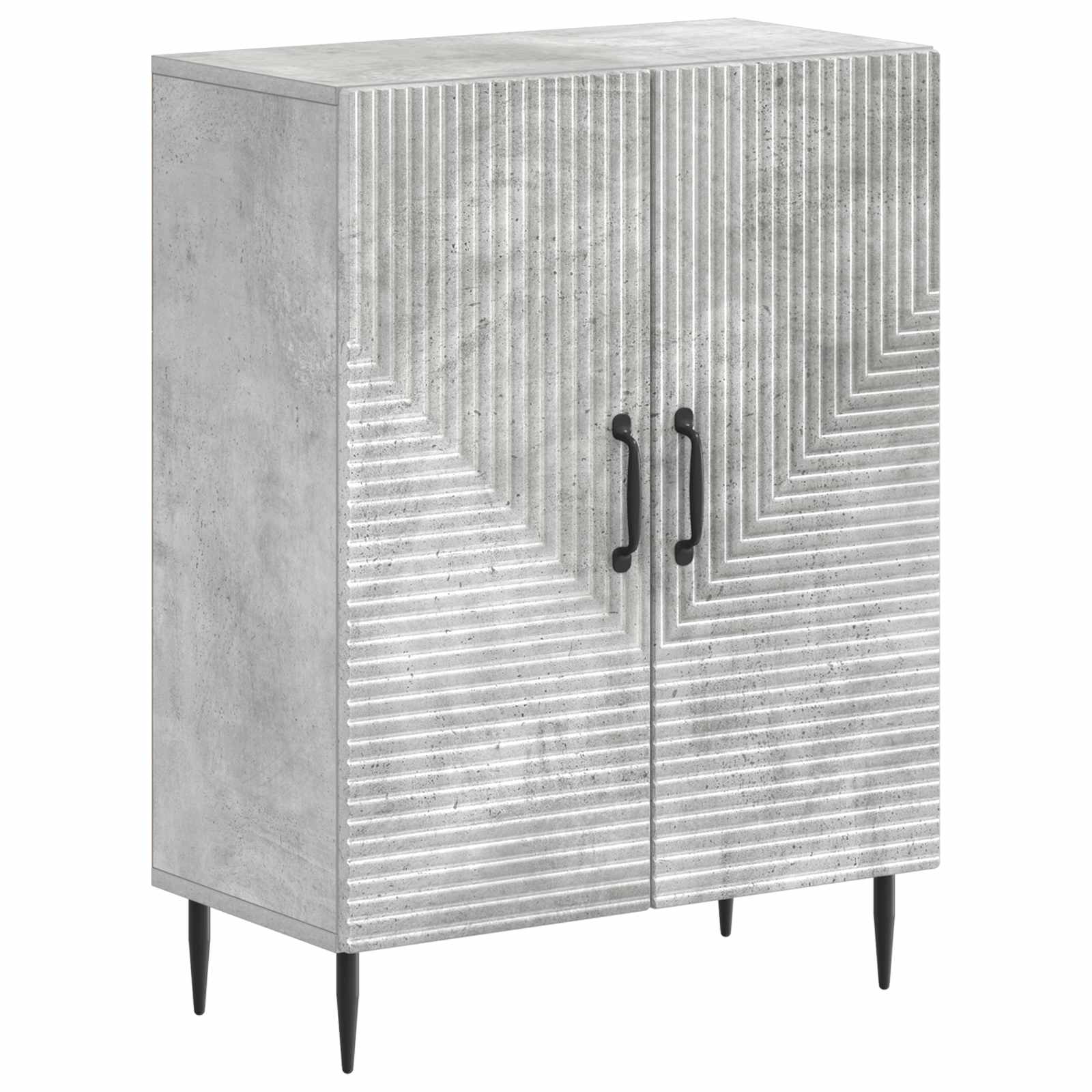 Badkamer Opbergkast HAARLEM Betongrijs 59,5 x 31 x 80 cm
