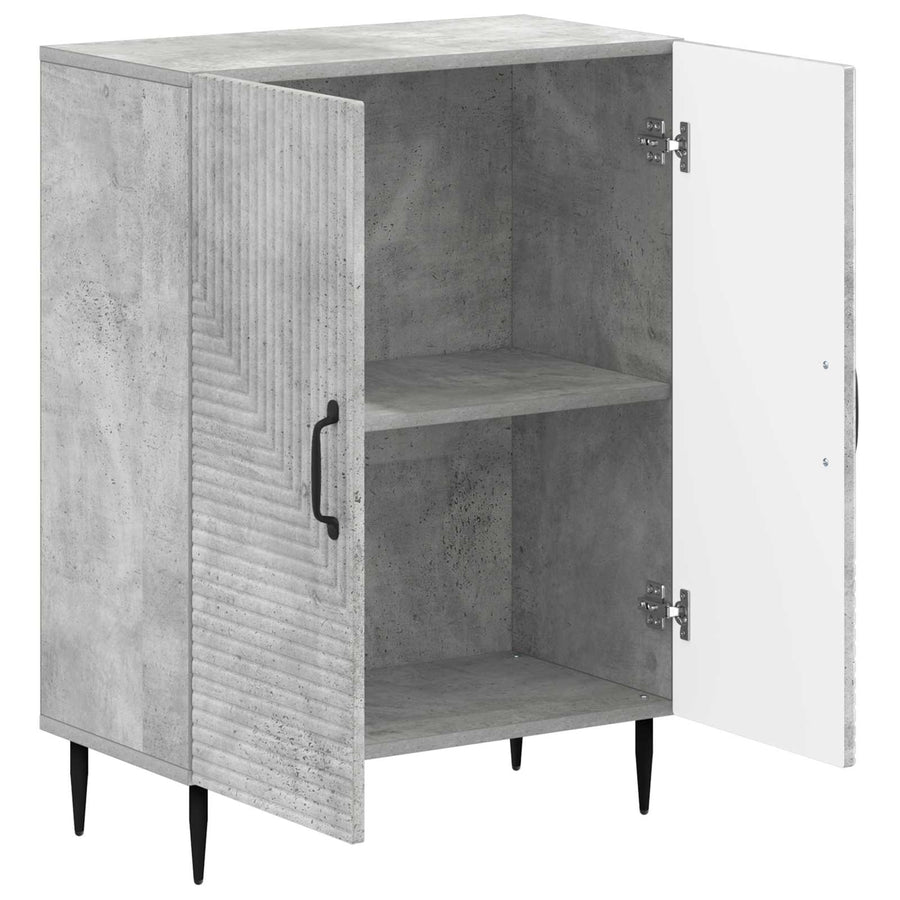 Badkamer Opbergkast HAARLEM Betongrijs 59,5 x 31 x 80 cm