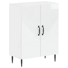 Badkamerkast 59,5x31x80 cm hoogglans wit