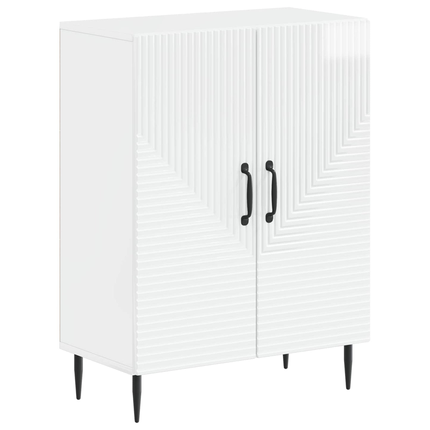 Badkamer Opbergkast HAARLEM Hoogglans Wit 59,5 x 31 x 80 cm
